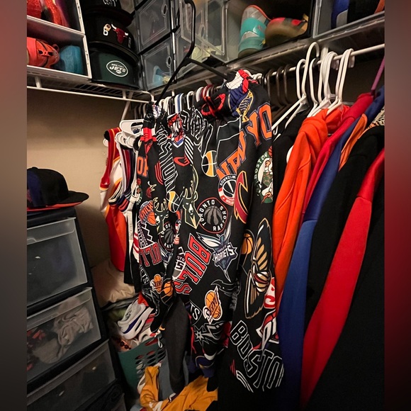 UNK NBA Heritage America All Over Team Basketball Jersey Size XL RARE 🔥🔥 - Picture 3 of 4